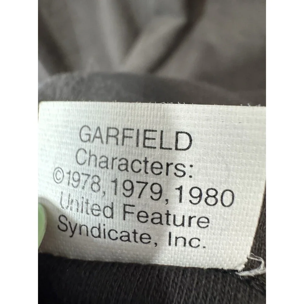 1980 Blitzz Studios Garfield Embroidered T-Shirt, Large Single Stitch Vintage - Picture 6 of 8